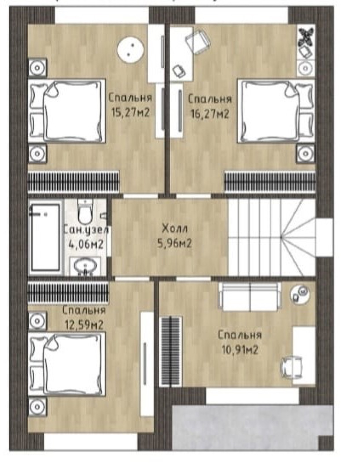 Коттедж 190 м² на участке 12 сот.